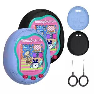 Tamagotchi Uni 가상 애완동물 기계와 호환되는 실리콘 케이스, 손가락 끈이 있는 다마고치 유니용 보호 스