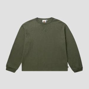 디키즈 레귤러핏 와플 롱슬리브 Olive 긴팔 DIKU261LRTL004OL 6005598