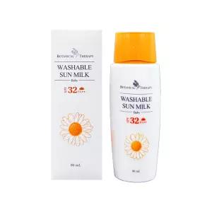 보타니컬테라피 베이비 워셔블 선밀크 80ml (SPF32) (리뉴얼) x 3개