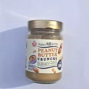 오뚜기 땅콩버터 크런치 300g 볶음땅콩 100