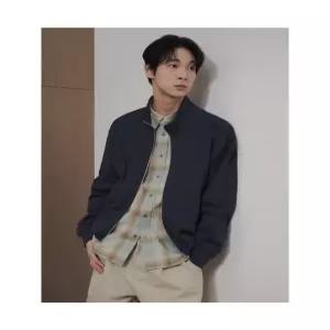 456239SS4R 에잇세컨즈 블루종 MA-1 -1 져지 집업 아우터 네이비 6044871