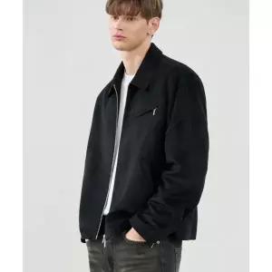 매장정품 드로우핏 DRAWFIT DRAW FIT 커버렉 스웨이드 블루종 자켓 [BLACK] DFJK4109BK 732868