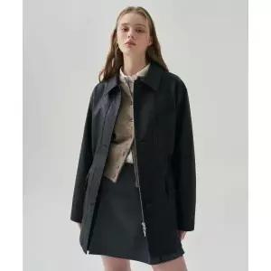 매장정품 드로우핏 DRAWFIT WOMEN 싱글 레더 하프 자켓 [BLACK] DFWMJK6103BK 733185