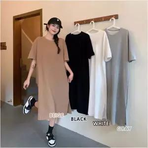 원피스 여사친 롱 여름 루즈핏 반팔 체형 커버 임산부 빅사이즈 가능 홈웨어 집앞