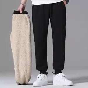 벨벳 특양모 조거 츄리닝 조거팬츠 방한 경량내의 패딩방한바지 방한패딩바지 (WD307BD)