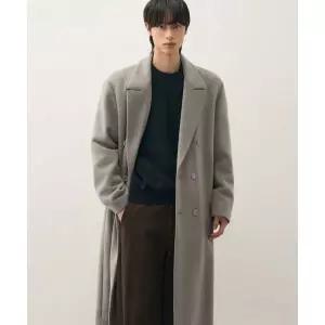 매장정품 드로우핏 DRAWFIT DRAW FIT 프리미어 퓨어 캐시미어 로브 더블 코트 [BEIGEISH GREY] DFCT5402BEG