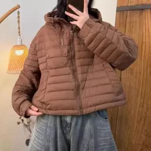 앤트맨 캐주얼 빈티지 여사친 후드 포켓 패딩 솔리드 코트 오리털 OPH1