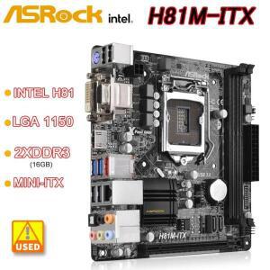ASRock H81M-ITX Mini-ITX 마더보드 인텔 H81 LGA 1150 DDR3 16GB 지지대 i7-4790 i5-4590 i7-4770 i3-4150