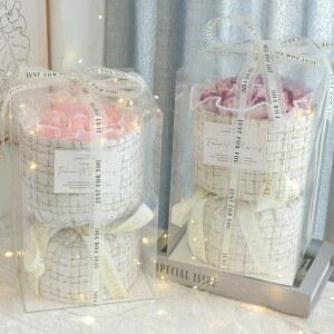 발렌타인데이 장미 꽃다발 비누 선물 여자친구 생일 축제 여성 친구들을 위한