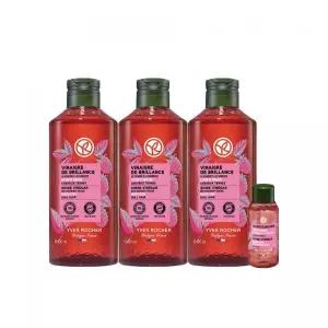 YVESROCHER 라즈베리 샤인 헤어 식초 (윤기케어) 400ml 3개 (+50ml 1개 증정) 2267234