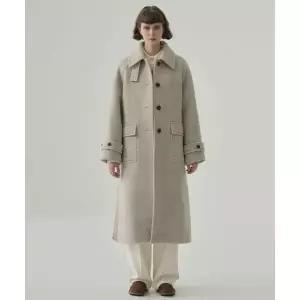 매장정품 드로우핏 DRAWFIT WOMEN 래빗 앙고라 울 발마칸 롱 코트 [OATMEAL] DFWMCT5401OT 459738