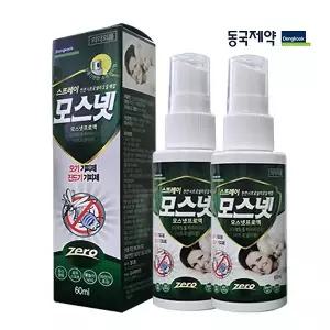 [동국제약]모기 진드기 기피제 [모스넷 스프레이 60ml] X 2개