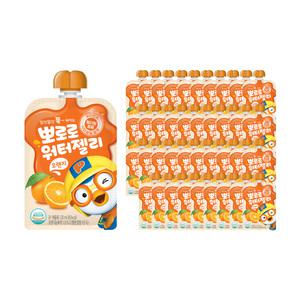 팔도 뽀로로 워터젤리오렌지, 120ml, 40개