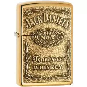 지포 라이타 ZIPPO Jack Daniel's Lighters 잭 다니엘 라이터 일본 미발매 High Polish Brass Emblem