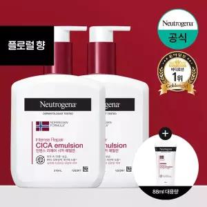 [뉴트로지나][시카에멀전88ml증정][뉴트로지나] 인텐스 리페어 시카 에멀젼 (플로럴향) 310ml x2