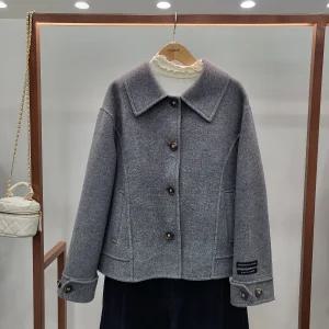 캐시미어블랜딩카라핸드메이드울자켓MQ1WJK05_GN 381585 무자크