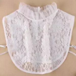 [셀러에이드]레이스 진주 카라넥 넥케이프 레이어드 여성 페이크 카라