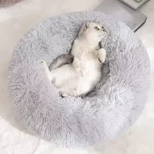 부드러운 강아지 고양이 도넛 방석 펫쿠션 50cm