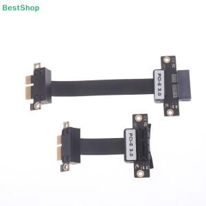 Yf PCIE 3.0 X1 라이저 케이블 90 ° 직각 연장 PCI Express 1x 카드 리본