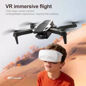 생활 수집품 레노버 M1 접이식 드론 HD 카메라 광학 흐름 포지셔닝 VR 안경 휴대용 RC 쿼드콥터 야외 항공