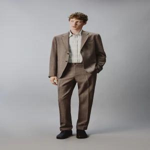 [매장정품] ZARA 100 울 스트럭처 수트