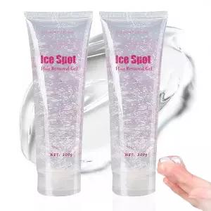 제모용 2PCS 쿨링 젤 여성용 가정용 제모 크림 상쾌한 보습 몸 페이스 600ML