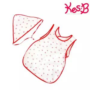 캐스B 아트스쿨 방수앞치마 / (대)체리(2849) / (소)파인애플바나나(2850) / 놀이 교구