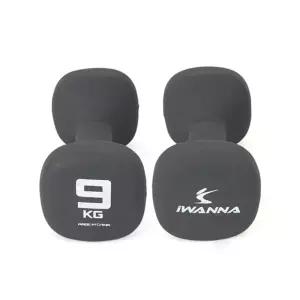 IW 네오프렌 사각아령 9kg (2개입 1세트)