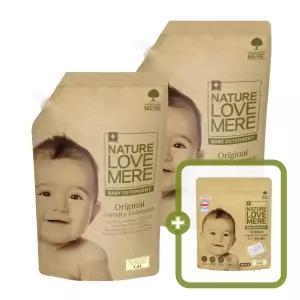 네이쳐러브메레 아기세탁세제 리필형 1300ml 2팩 [GIFT] 아기캡슐세제 10개입 1팩