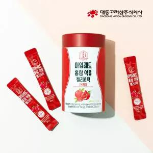 [본사직영] 대동고려삼 아임레드 홍삼석류 젤리스틱 20g x 30포 석류 탱글 젤리스틱 피부와 몸건강
