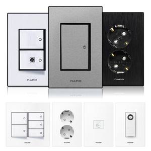 나노 아트2 전기 전등 매입 벽 스위치 콘센트 커버 교체 1구 2구 3구 4구 5구 6구