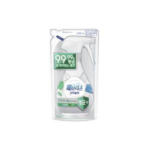 페브리즈 항균플러스 섬유탈취제 산뜻한향 리필 320ml 3개