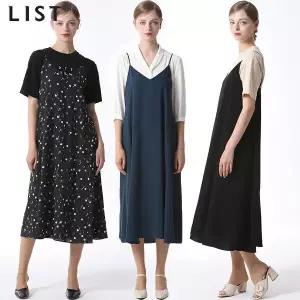 [리스트][리스트(LIST)] 슬리브리스 맥시 슬립 원피스 (택가격 168000원)