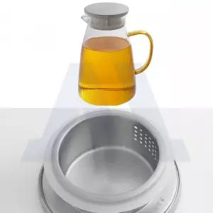 내열유리물병 1.5L 여행용물통 여행용물병 내열유리용기