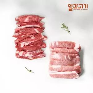[롯데백화점]일간고기 [일간고기][냉장] 한돈 구이세트 600g (항정살/가브리살)