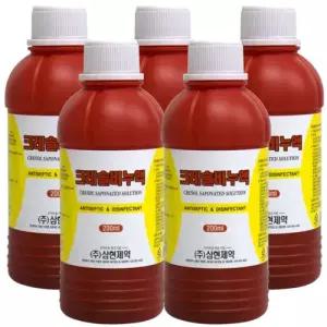 크레졸 크레솔비누액 200ml 5개 소독 노린제 유해조수 퇴치