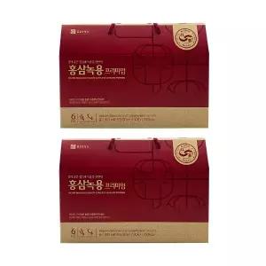 종근당건강 홍삼녹용 프리미엄 50ml x 30포 x 2박스 /Hb