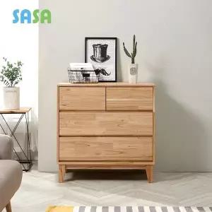 [SASA]사사가구 우드픽 참죽 원목 3단서랍장 900