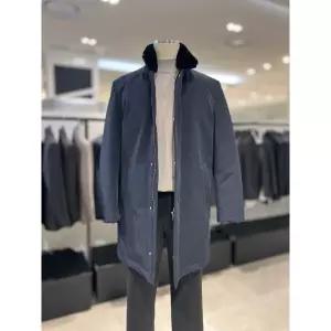 [롯데백화점]레노마 F/W 단독 가볍고 따뜻한 네이비 렉스모피 구스다운 트렌치코트 RQLMBH75A EK3653