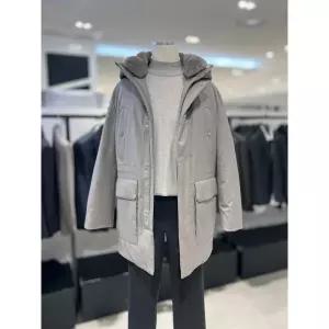 [롯데백화점]레노마 F/W 단독 가볍고 따뜻한 베이지컬러 렉스펄 후드집업 구스다운 RQLMBU55A EK3653