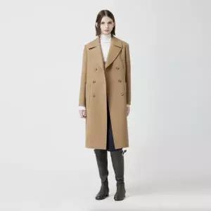 [롯데백화점]씨씨콜렉트 카멜 블렌드 더블 코트 C254MSG565