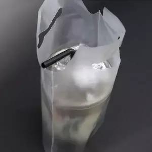 비닐캐리어 960ml(32온스)컵용 1구 무지 2000장 테이크아웃 음료캐리어