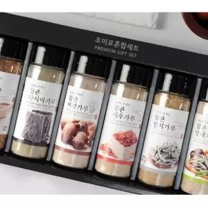 조미료혼합세트 표고 멸치 다시마 새우 맛내기 깨소금