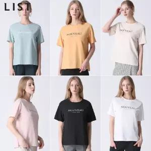 [리스트][리스트] 심플 레터링 티셔츠 블라우스