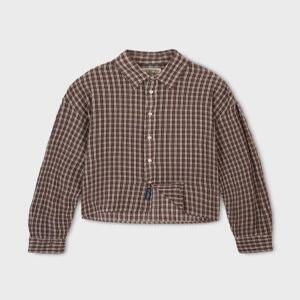 [AK수원점] [후아유] 여성 Summer Crop Check Shirts WHYCG2433F