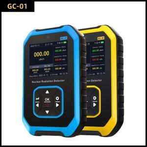 FNIRSI GC-01 가이거 카운터 핵 방사선 검출기, 개인 선량계, X-선, Y-선, β-선 방사능 테스터, 대리석 검
