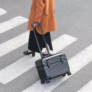 알루미늄 기내용 캐리어 승무원 18인치 가방 노트북 20인치 여행 케이스 오픈 컴펙트