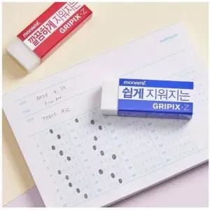 (모나미) 쉽고 깔끔하기 지워지는 지우개 소형 형광펜 유성볼펜 유성펜 (WCC1F0F)