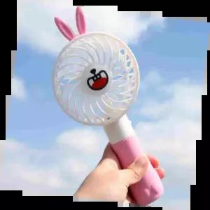 목걸이줄선풍기 휴대용 무선 오프라인 개인 팬 시원한 여름 필수 아이템 가벼운 디자인