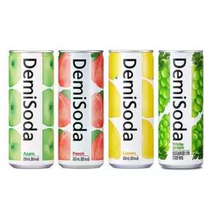 데미소다 애플15개+청포도15개+복숭아15개+레몬15개 250ml 60개 40901672)